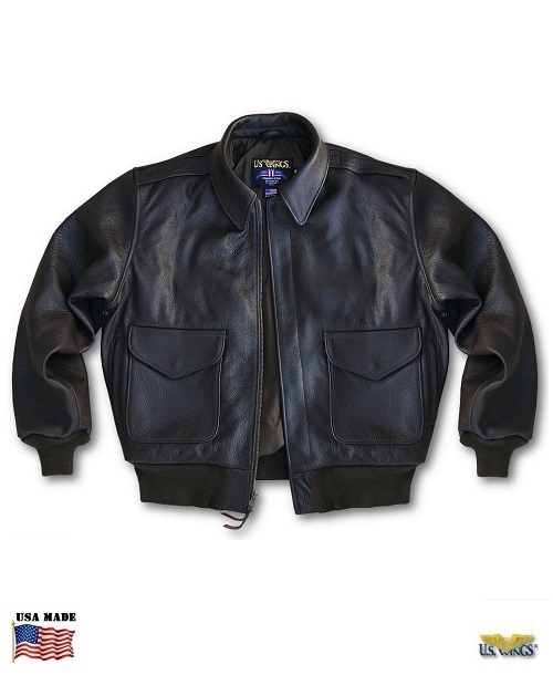 American Bison Leather Jacket Modern A-2