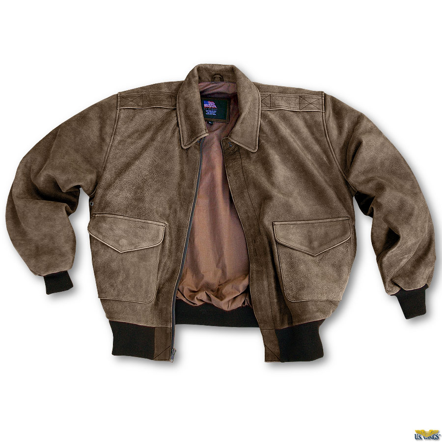 Los Angeles Raiders Jacket Our Vintage Cowhide Leather Bomber Jacket A-2 gives you the coveted look of a true “vintage” garment, but without the time, effort or risk to life & limb! Our A-2 is constructed from beautiful antique Italian cowhide leather. Incredibly supple leather and hand-aged, giving the jacket that patina of “wear”.