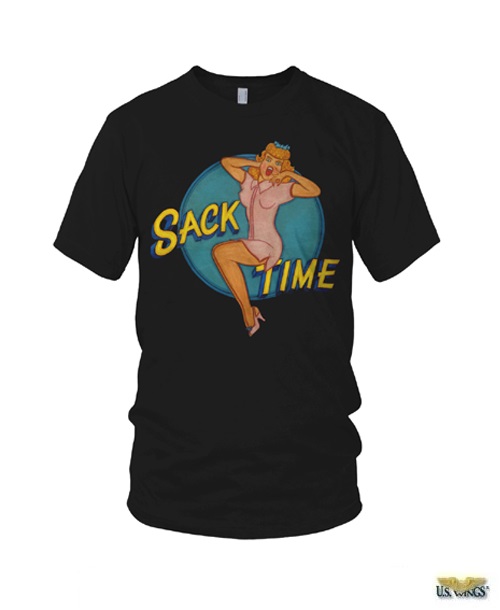 Sack Time Nose Art T-Shirt