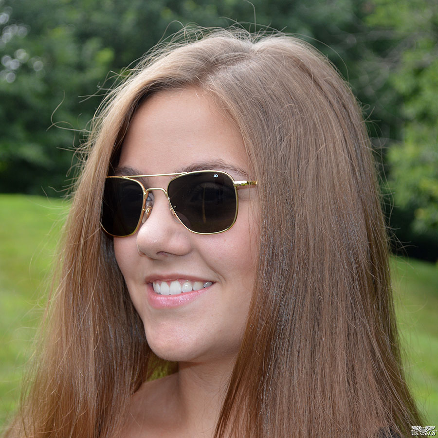 American optical pilot best sale sunglasses