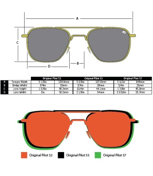 AO Original Pilot Sunglasses® Standard US Military-Issue - Image 6