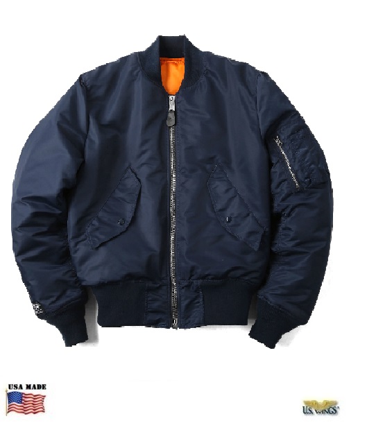 US Made USAF MA-1 Flight Jacket - US Wings