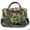 USMC Camo Canvas & Leather Briefcase