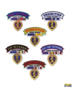 combat wounded war veteran patches
