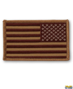 Reverse US Flag Patch