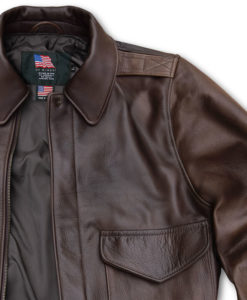 Signature Series Vintage Cowhide Modern A-2 Jacket - US Wings