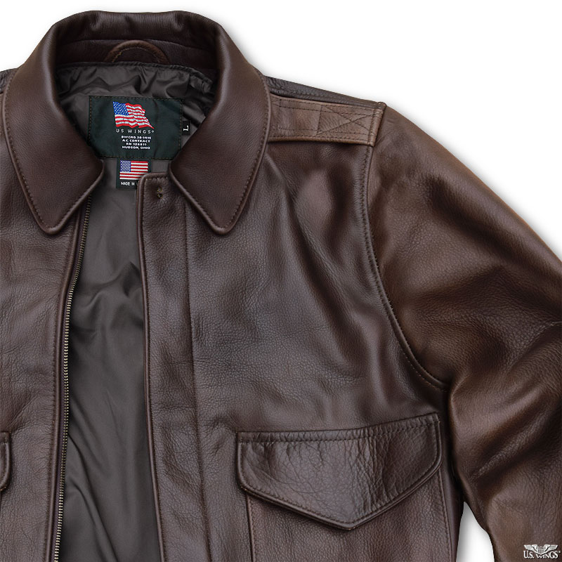 Authentic Army Cowhide A-2 Leather Jacket (US Made)