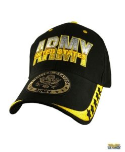 Black U.S. Army Cap with Insignia