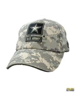 Army Cap with Star (ACU Washed)