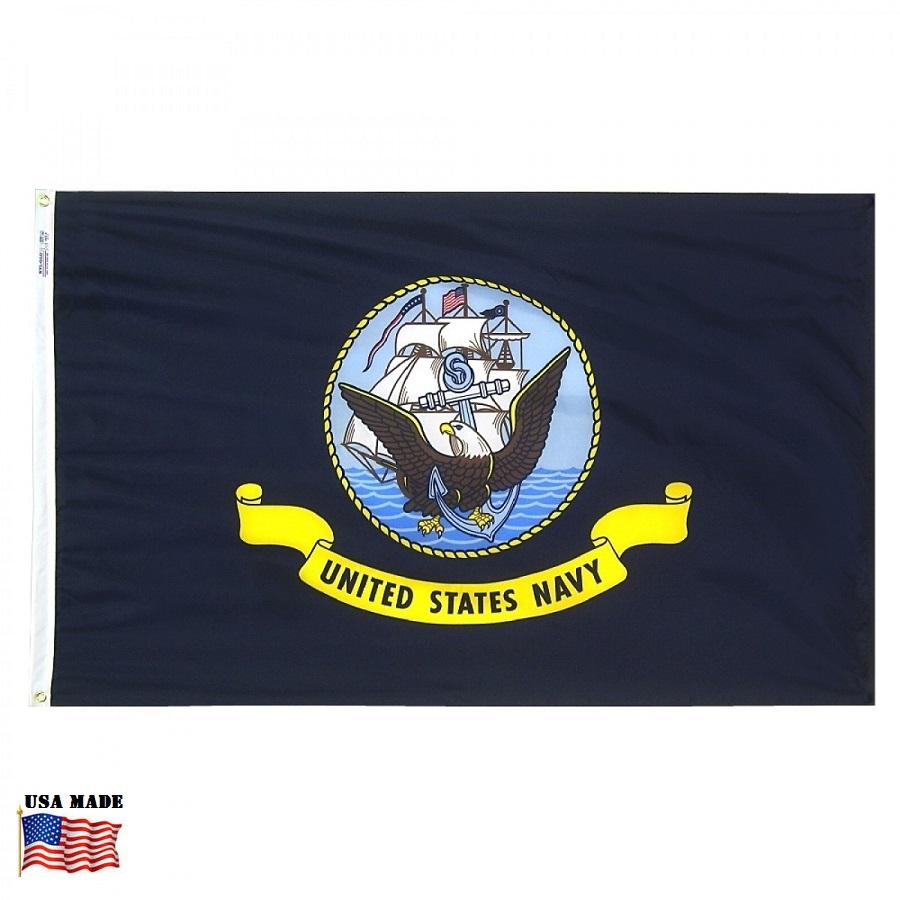 United States Navy Flag US Wings