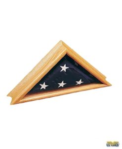 Deluxe Oak Flag Case