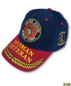 US Marine Corps Woman Veteran Cap