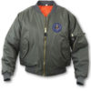 Kid's US President MA-1 Jacket (Green)