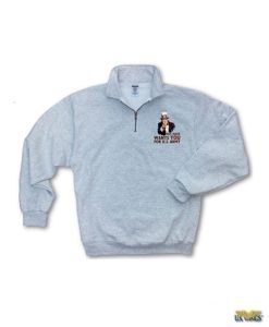 Quarter-Zip "Sgt. Hack Wants You" Sweater