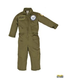 Kids Military Flight Suit - US Wings