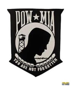 POW / MIA back patch