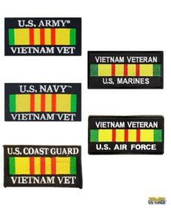 Vietnam Veteran Military Branch Patch