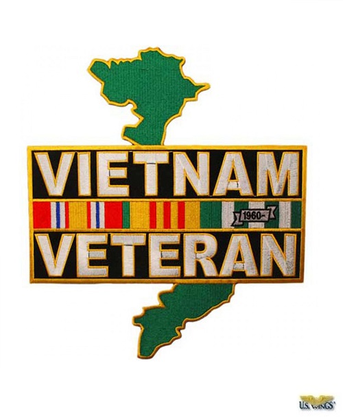 US Flag Vietnam Era Veteran Patch, Specialty Patches