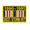 Desert Storm Veteran Ribbon Patch 1990 - 1991