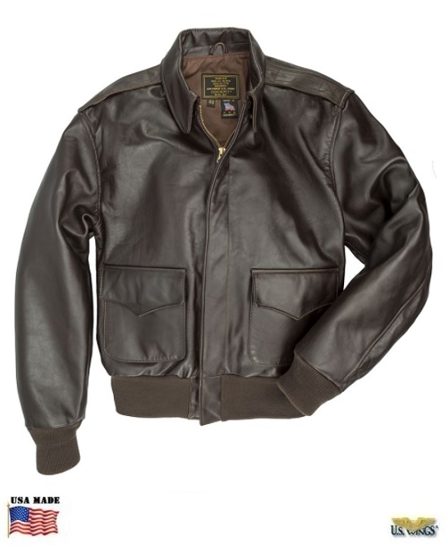 Cockpit® WWII Horsehide Leather A-2 Bomber Jacket