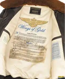 Schott® Wings of Gold Leather G-1 Bomber Jacket