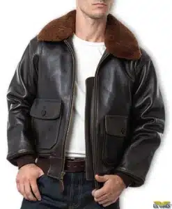 Schott® Wings of Gold Leather G-1 Bomber Jacket
