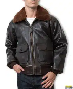 Schott® Wings of Gold Leather G-1 Bomber Jacket