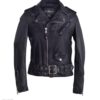 Schott® Women's Vintage Cowhide Leather Motorcycle Jacket