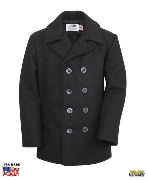 FIDELITY PEA COAT MADE IN U.S.A.