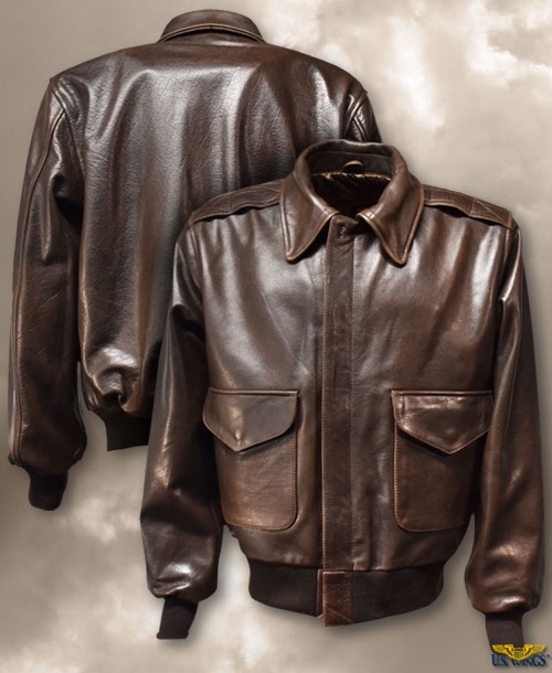 US Wings Vintage Cape Buffalo Modern A-2 Jacket at US Wings!