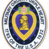 Purple Heart Oval Patch