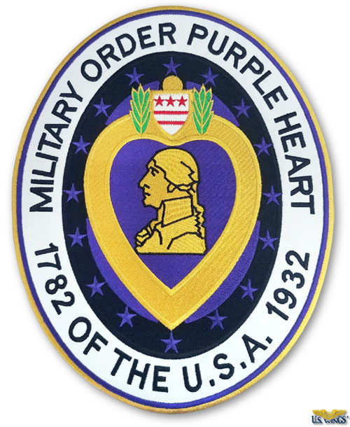 Purple Heart Oval Patch