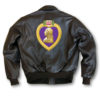 Hand Painted Purple Heart Jacket