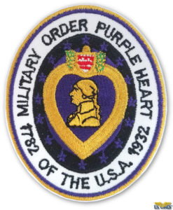 Purple Heart Oval Patch