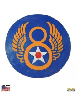 Hand Painted 8th USAAF Leather Patch