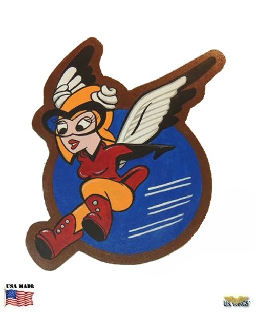 Hand Painted WASP Leather Patch
