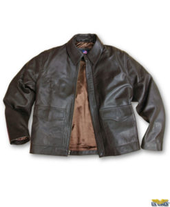 US Wings® Goatskin Indy-Style Adventurer Jacket front
