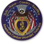 Purple Heart Eagle Flag Patch +$25.00