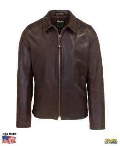 Schott® Men's Waxy Vintage Buffalo Leather Sunset Jacket
