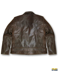 cape buffalo motorcycle jacket back
