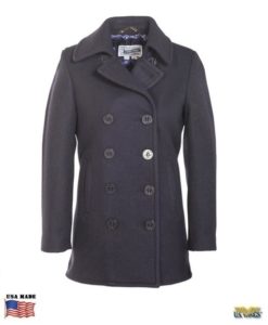 schott womens wool peacoat