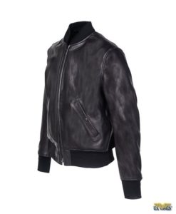 Schott Lightweight Pebbled Cowhide Leather Ma 1 Jacket Us Wings