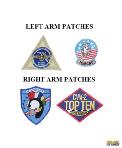 cape buffalo patch set 1st movie right and left arm patches