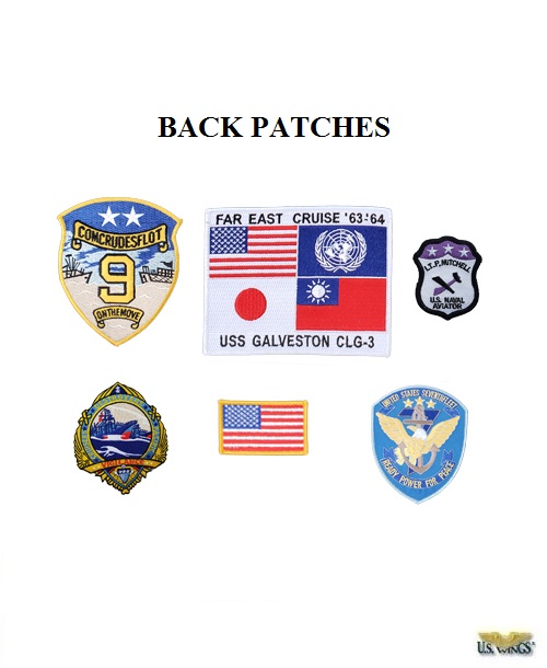 cape buffalo top gun g-1 patch set first movie back patches