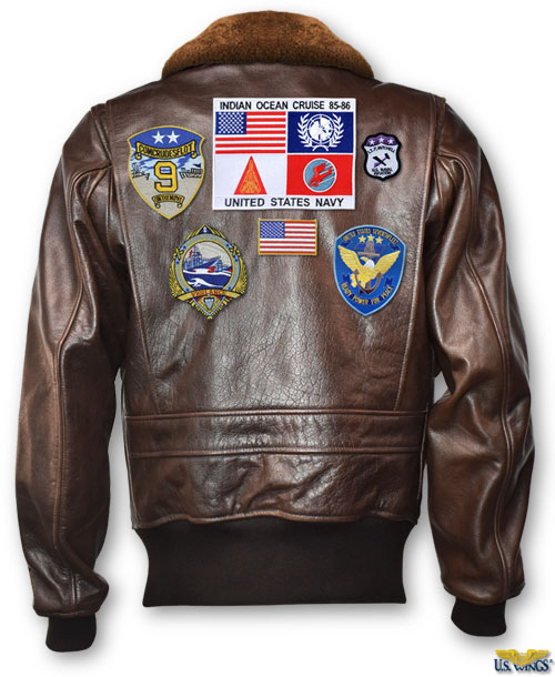 cape buffalo top gun g-1 jacket first movie back