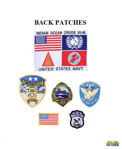 top gun maverick patch set from second movie back patches