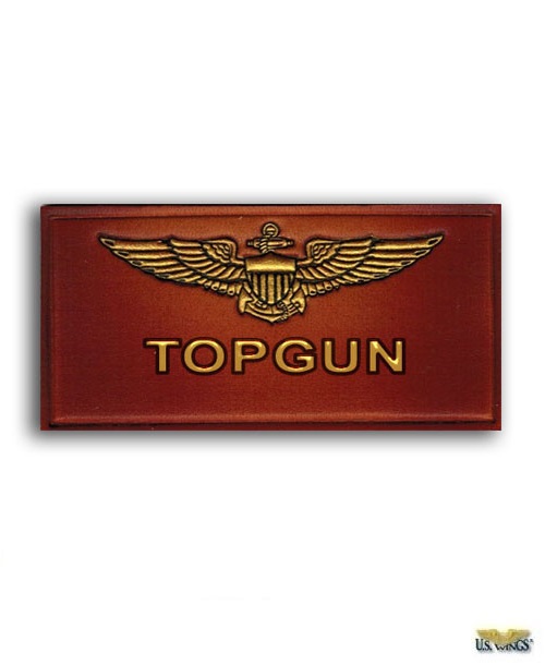Top Gun Leather Patches - US Wings