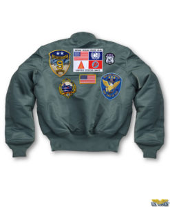 top gun maverick MA-1 flight jacket back