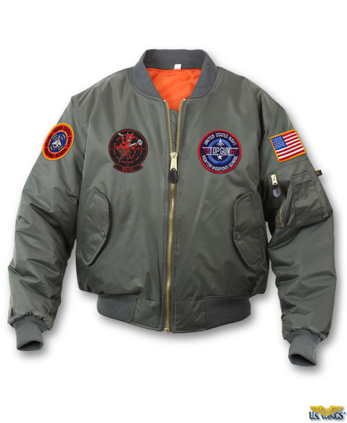 Kid's Top Gun-Maverick MA-1 Jacket - US Wings % %