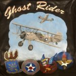 ghost rider hand painted nose art